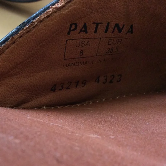 Portland Leather Patina Mary Jane Shoes Size 8 - Picture 4 of 6